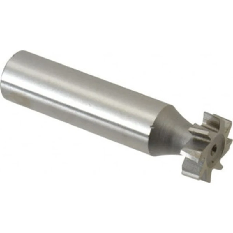 Made in USA ANSI 605 (Old Std # 61) 5/8 Cut Diam, 3/16 Cut Width, 1/2 Shank, Staggered-Tooth Woodruff Keyseat Cutter ...